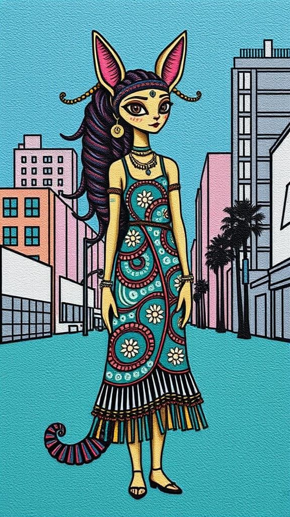 Alebrije Wendigo in Downtown Los Angeles