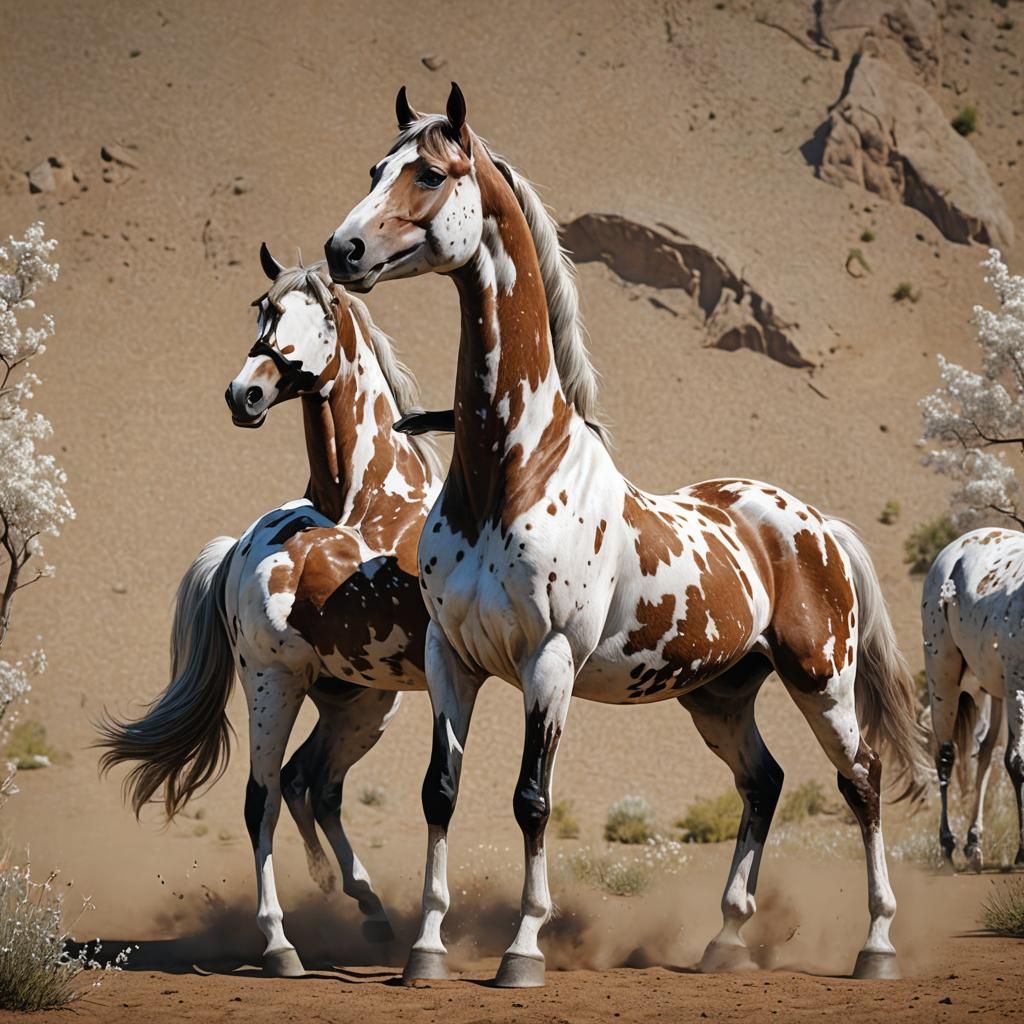Photorealistic Appaloosa Horse in 3D