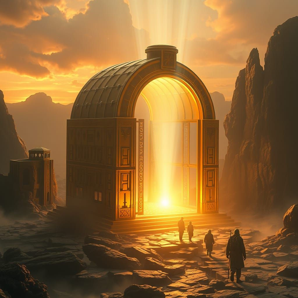 Ark of the Covenant Radiating Divine Light