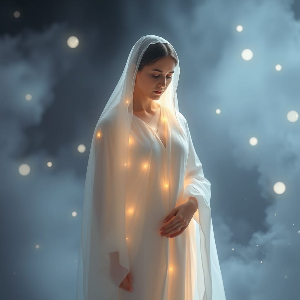 "I've walked and prayed for this young child an hour".