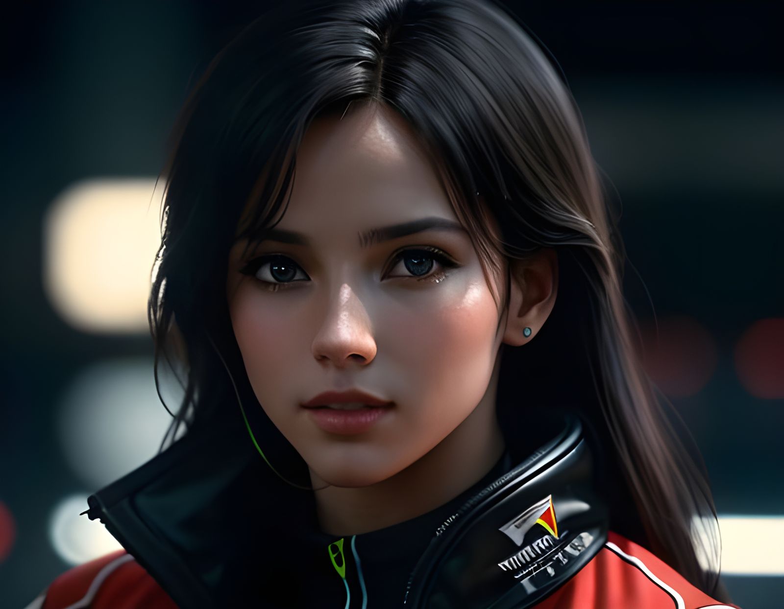 Formula One Driver Portrait in Hyperrealistic Style