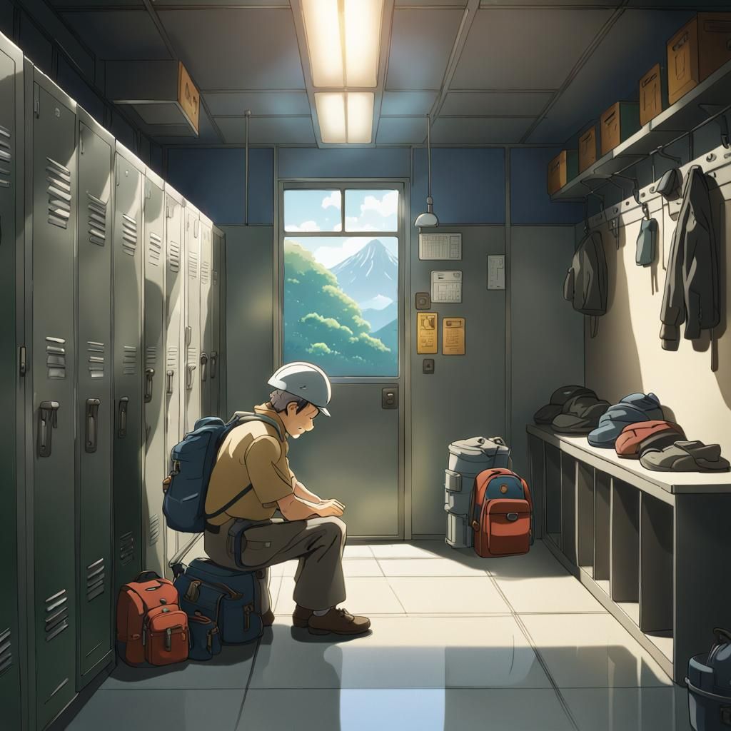 Geologist Prepares for Work: Studio Ghibli Anime