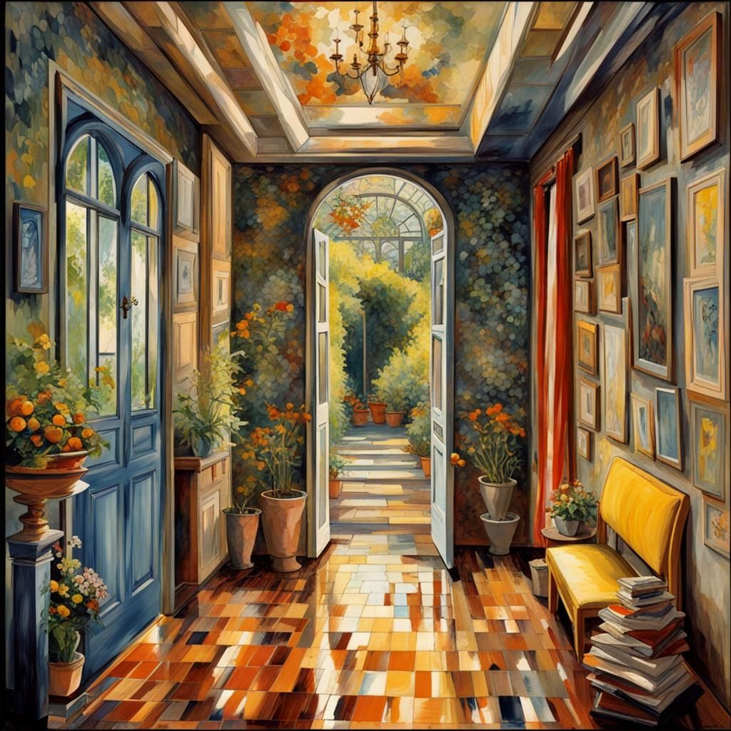 Secret Garden Room in Hypermodern Style