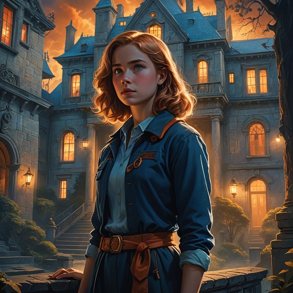 Nancy Drew at Mysterious Mansion: Fantasy Concept Art