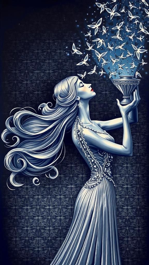 By firefly light…