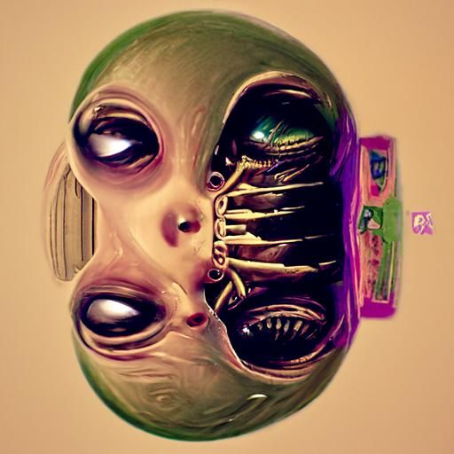 AI Generated Image of an Alien