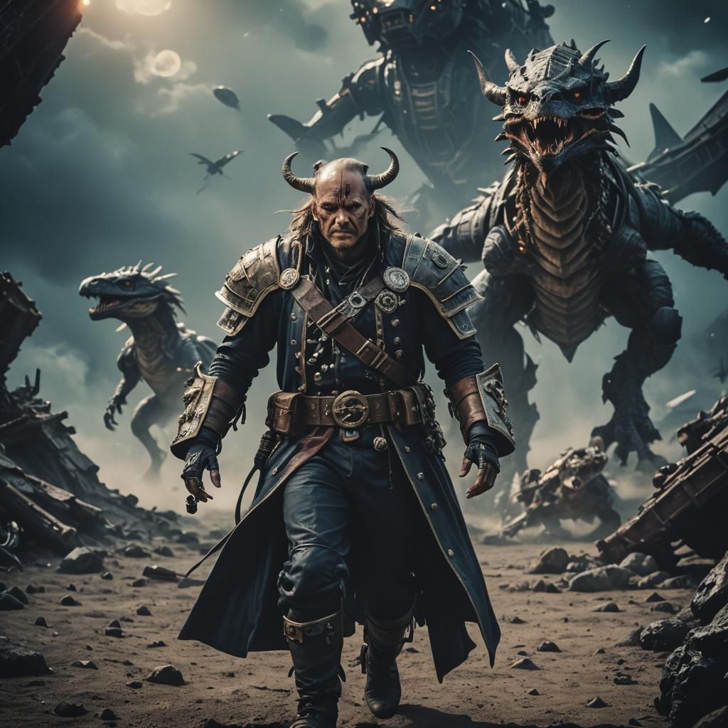 Cinematic Space Pirate Kronin Ratling Hybrid