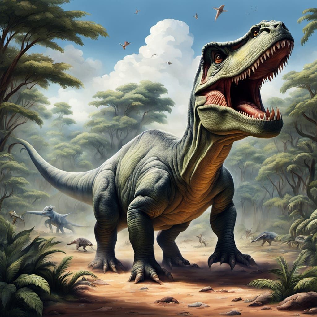 Modern Dinosaurs Roaming the Earth