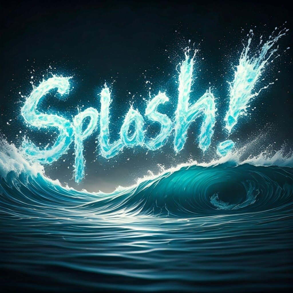 Crashing Wave Creates "Splash!" in Digital Art