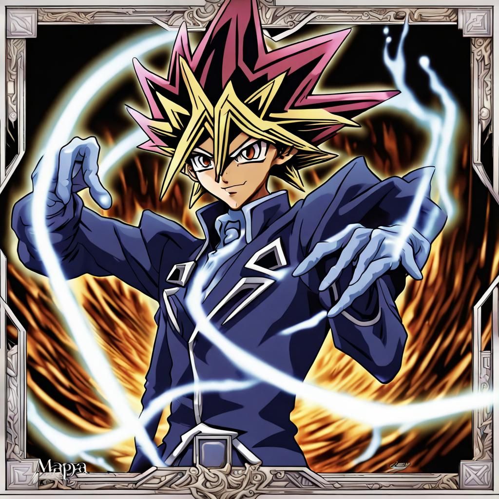 Yu-Gi-Oh! Shadow Realm Anime Scene in Deep Color