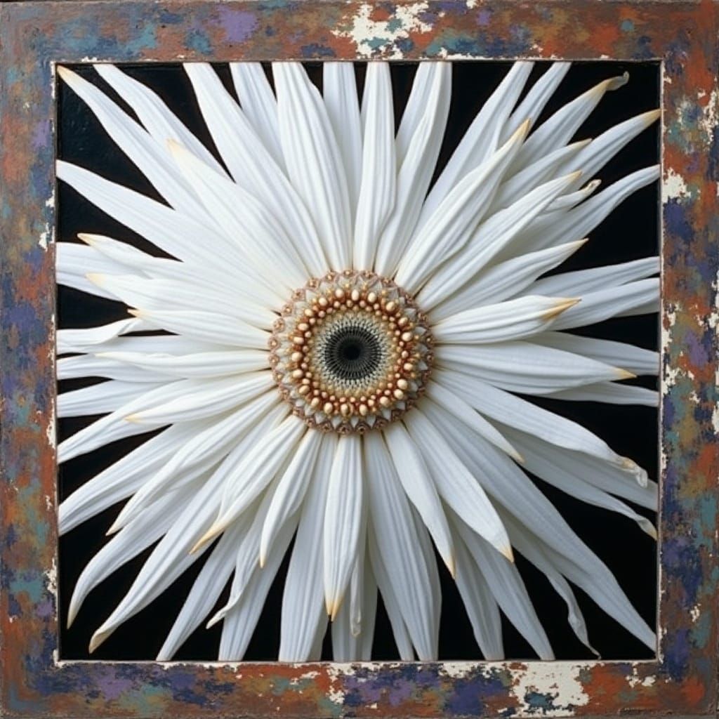 Elegant Woman Portrait in Neo-Impressionist Expressionist St...