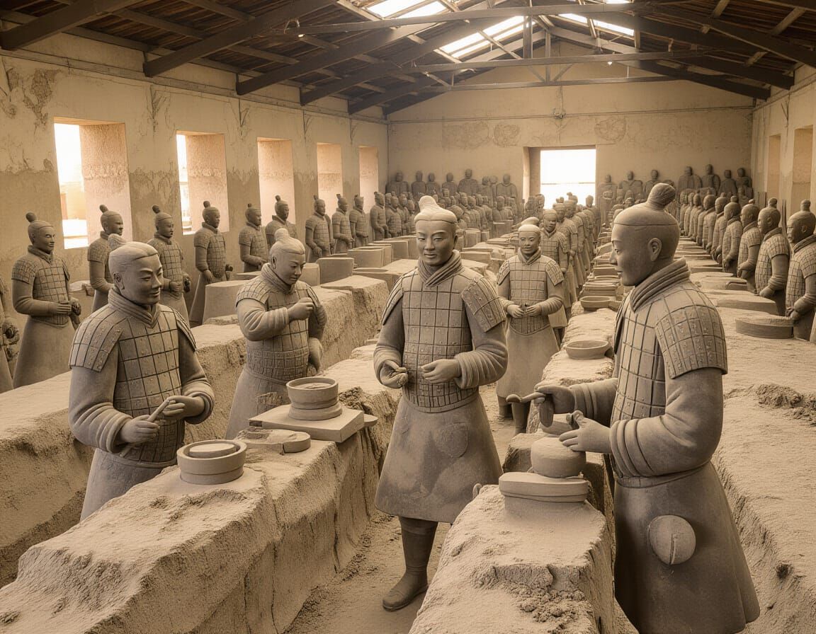 Terracotta Warriors: Ancient Clay Sculpture Workshop