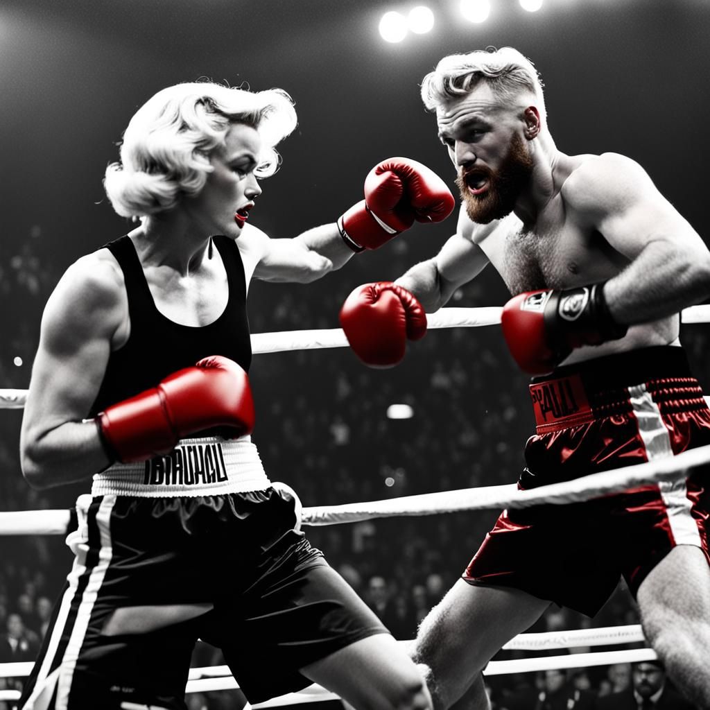 Marilyn Monroe vs Jake Paul Boxing Match