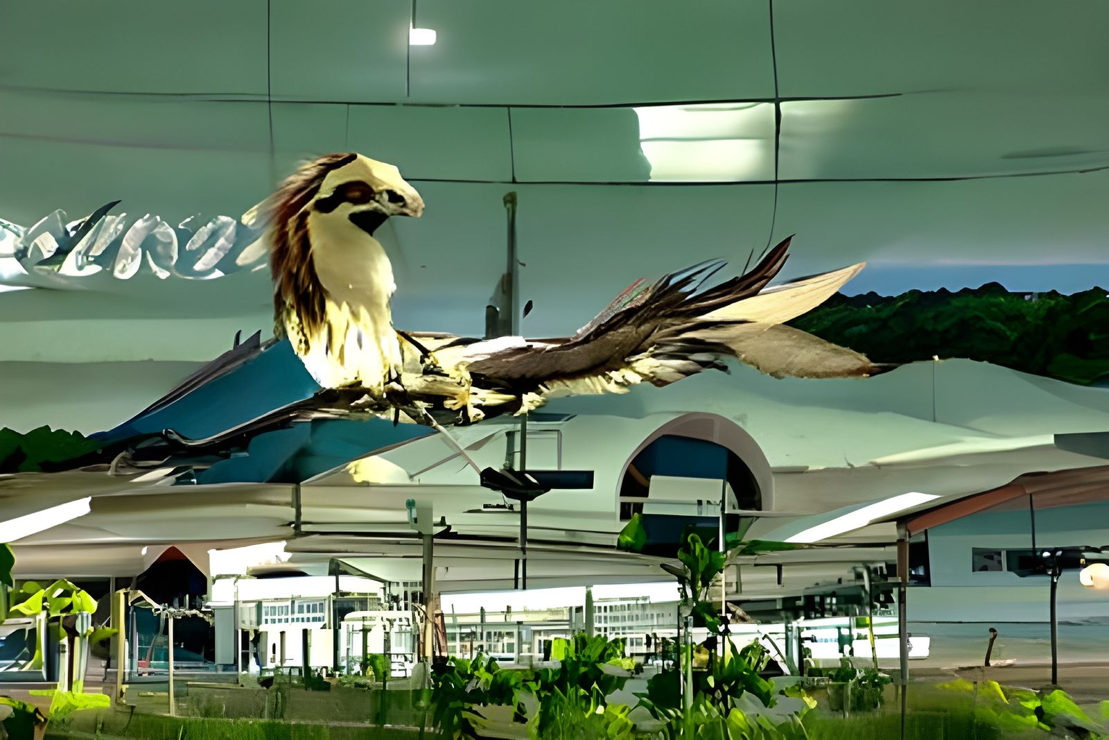 Philippine Eagle Soars in Studio Ghibli Style
