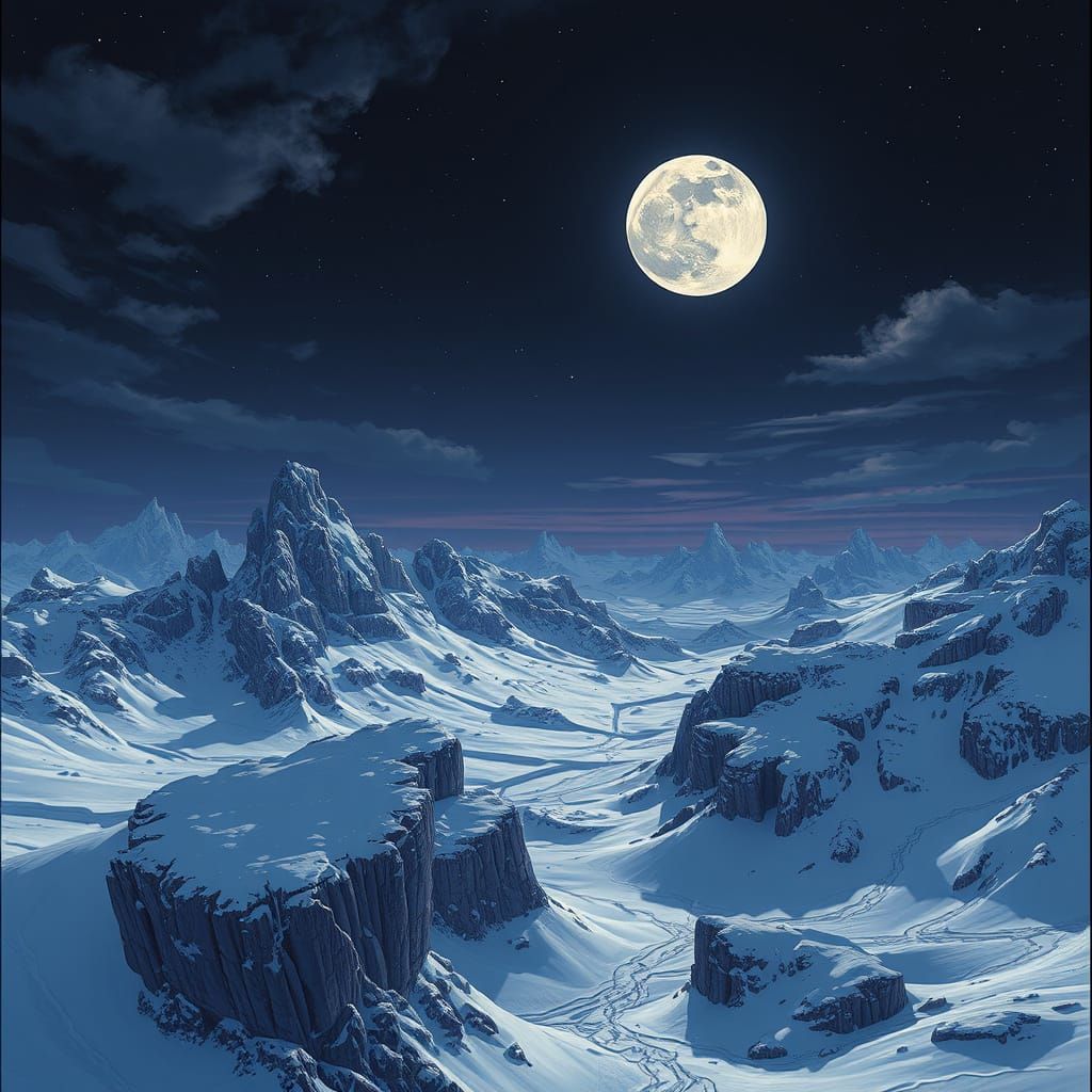 Cosmic Landscape in Earthy Tones