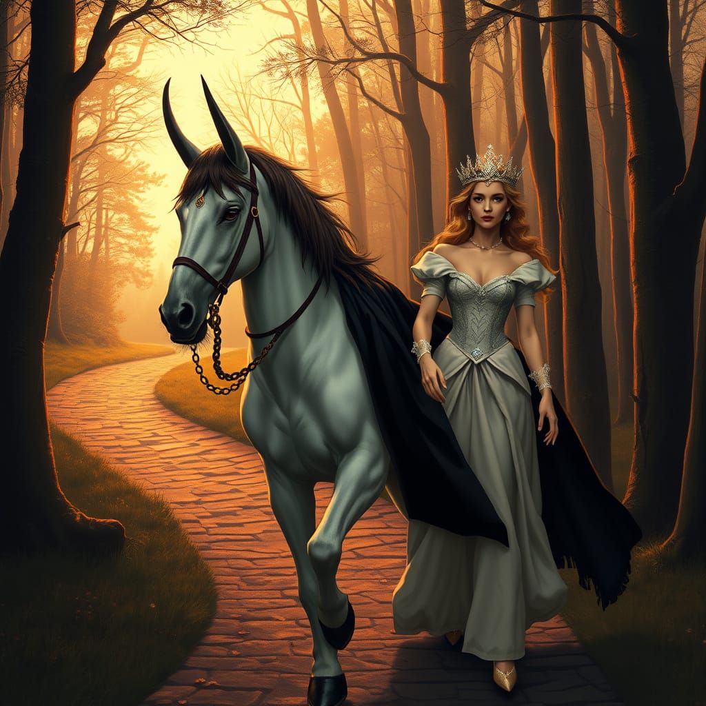 Travel Tails with Horned Horse and Princess