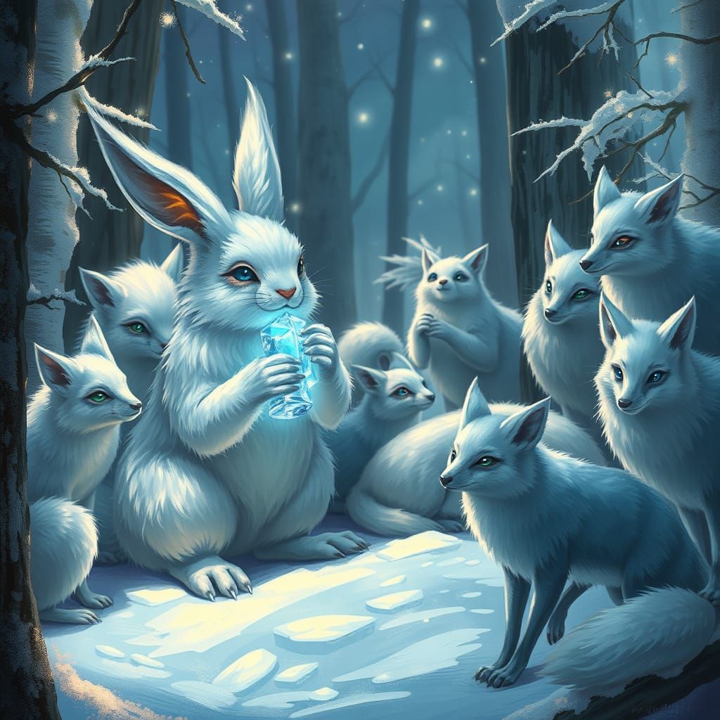 Winter Feywild Festival: Furry Creatures Celebrate First Sno...