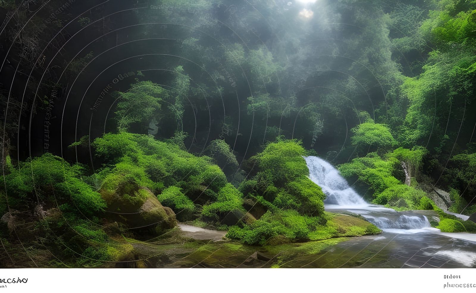 Futuristic Robot Cat Condo in Tropical Garden