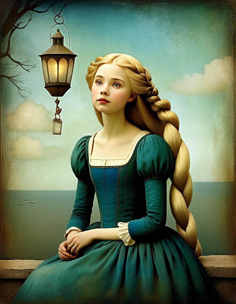 Rapunzel in Romantic Style
