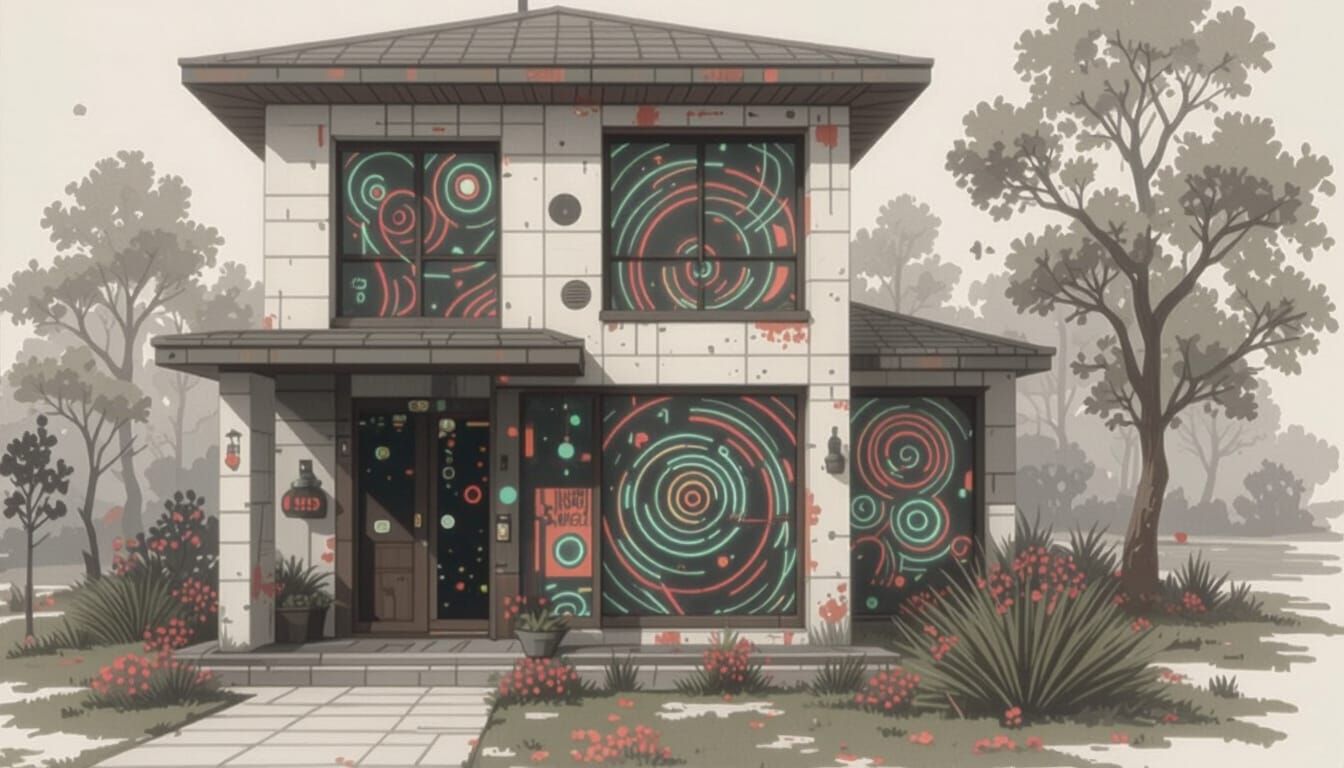 Vibrant Cryptic Tokens in a Glowing Digital Art Style