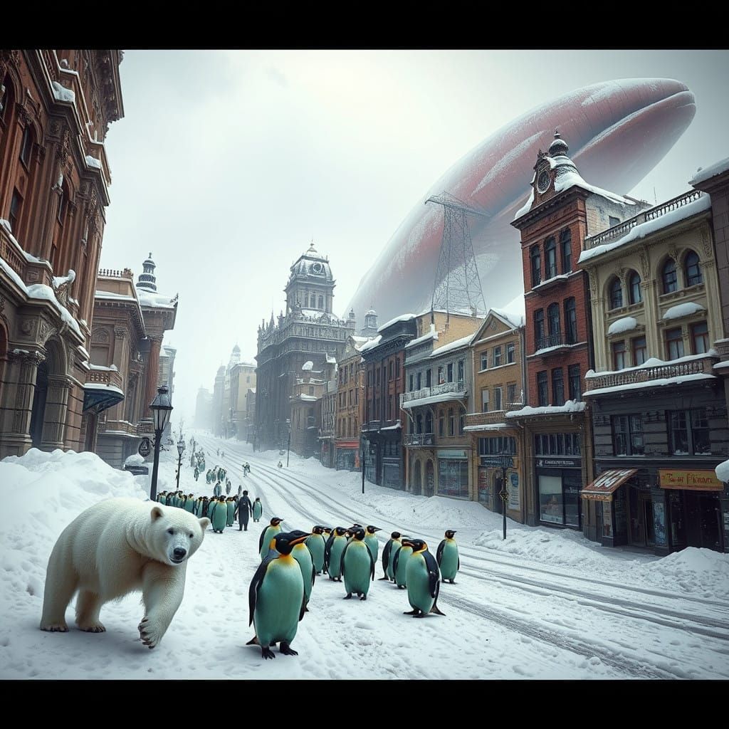 Post-Apocalyptic Winter Wonderland in La Paz, Bolivia