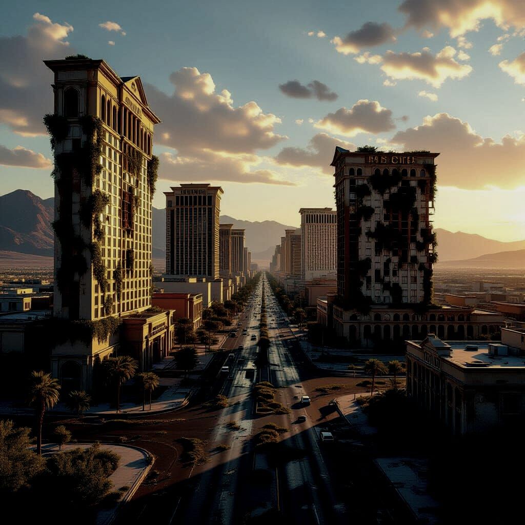 Abandoned Las Vegas 100 Years Later, Nature Reclaims City