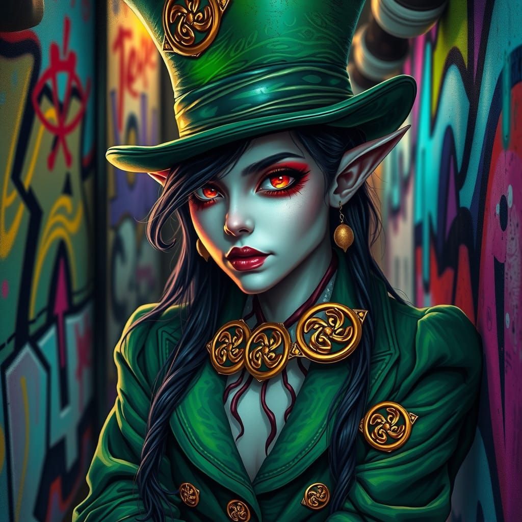 Emerald Goddess of the Whimsical Night