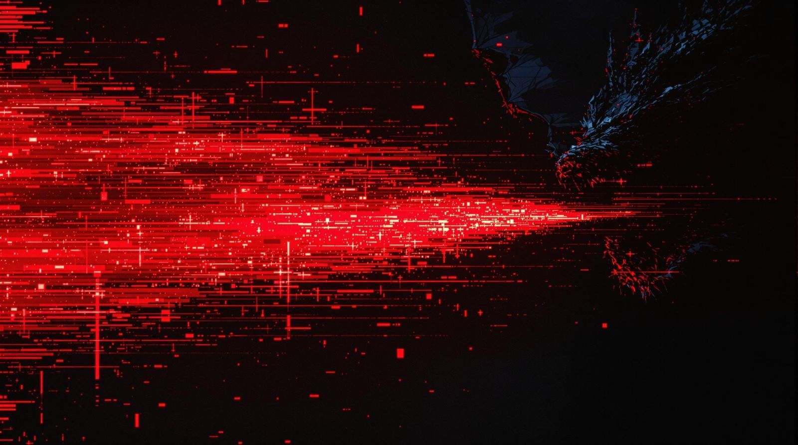 Cyberpunk Nighttime Dragon in Flight