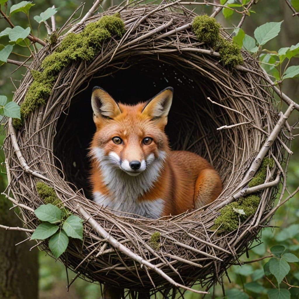 Whispers in the Moonlit Nest