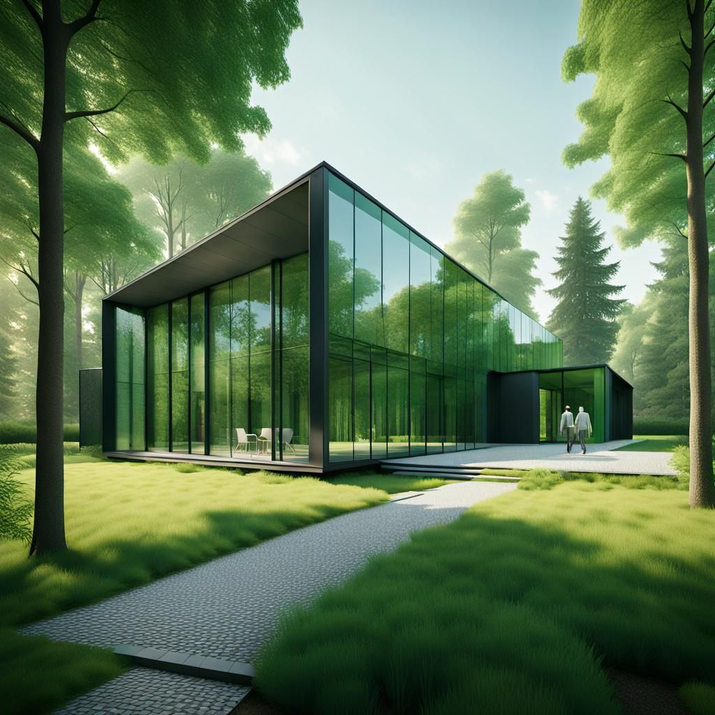 Modern Country House with Parametric Architecture