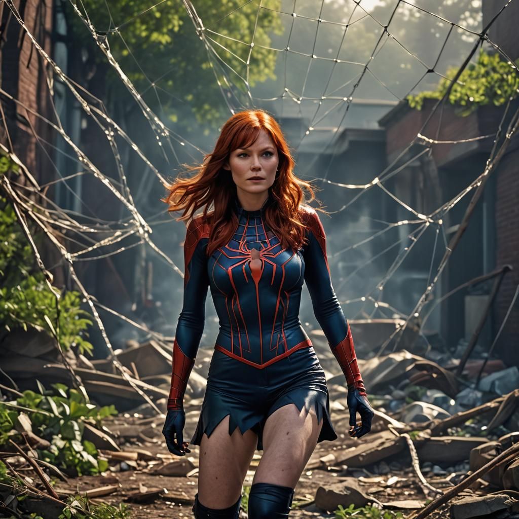 Mary Jane Watson as Spiderwoman, Hyperrealistic