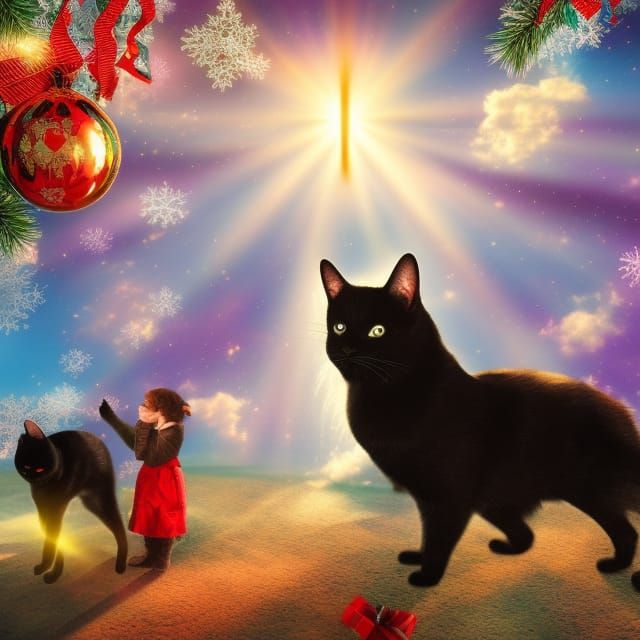 Christmas Day with Jesus and Family in Astral Style