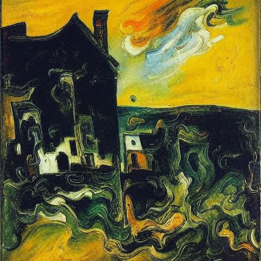 Wind Through Windows: Expressive Painting