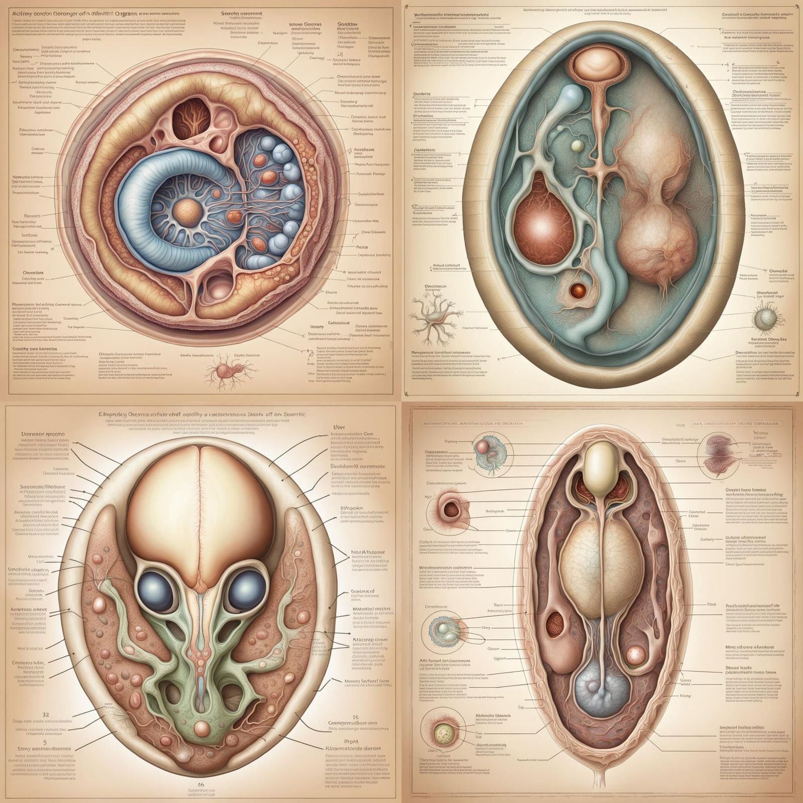 Alien Embryo: Detailed Scientific Diagram