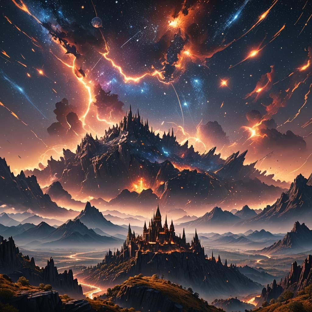 Stars Ripping Through the Sky: Fantasy Concept Art