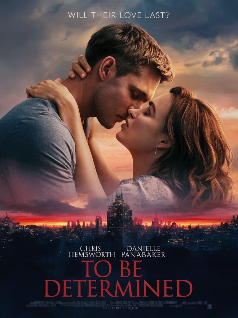 Romantic Movie Poster: "To Be Determined"