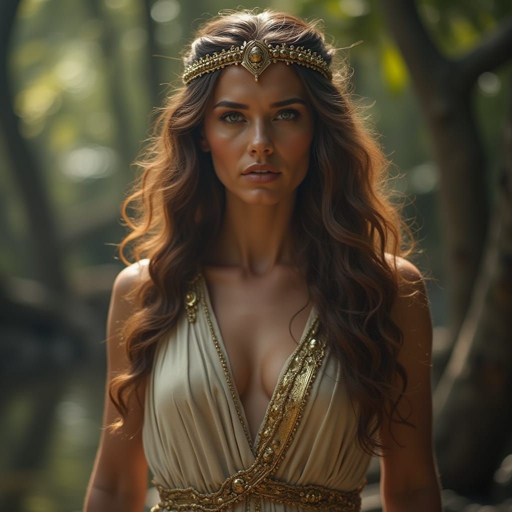 Greek Goddess Hera in Epic Cinematic Style