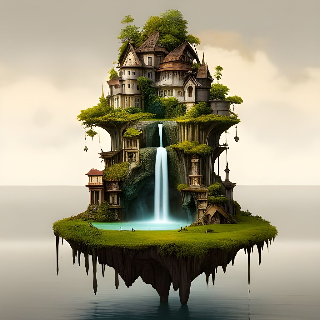 Floating Fantasy Islands: Breathtaking Borderland Artwork