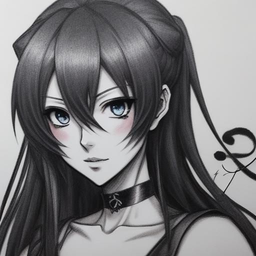 Rebecca's Signature in Anime Style