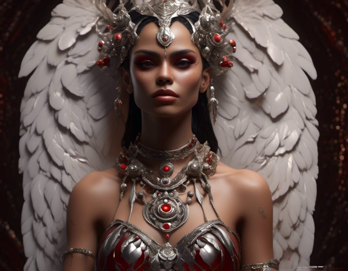 Akasha, Red Eyed Queen of the Damned: Hyperreal Figure Paint...