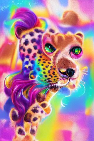 rainbow cheetah