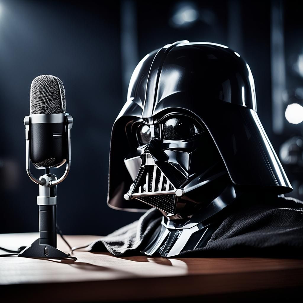 Darth Vader's Broken Helmet: A Cinematic Portrait