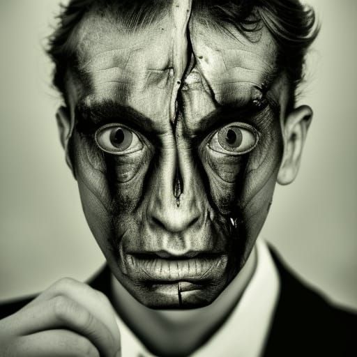 Reptilian News Anchor Portrait