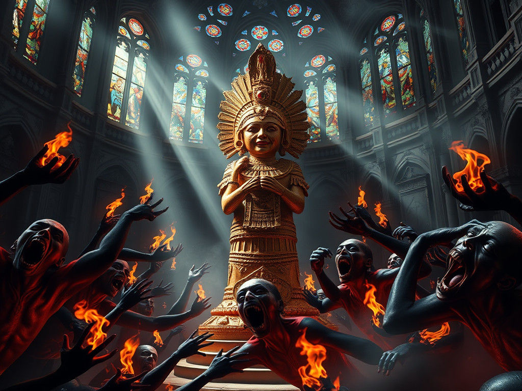 Pre-Columbian Idol Torments Vampires in Castle Hall