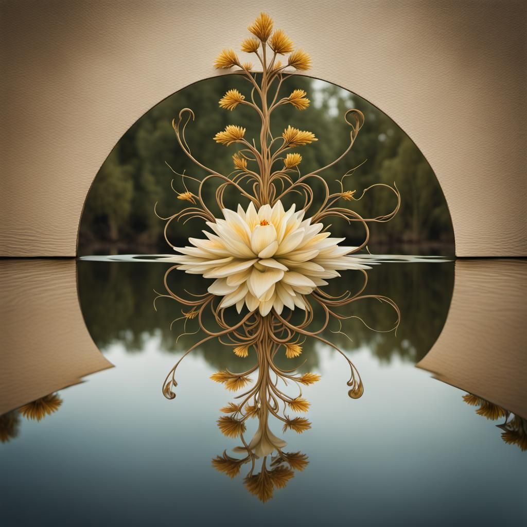 Mirrored Water Reflections: As Above, So Below