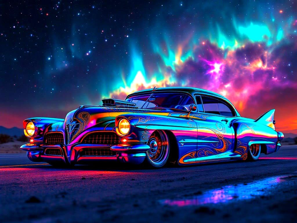 1850 Pontiac Coupe DeVille rat rod custom