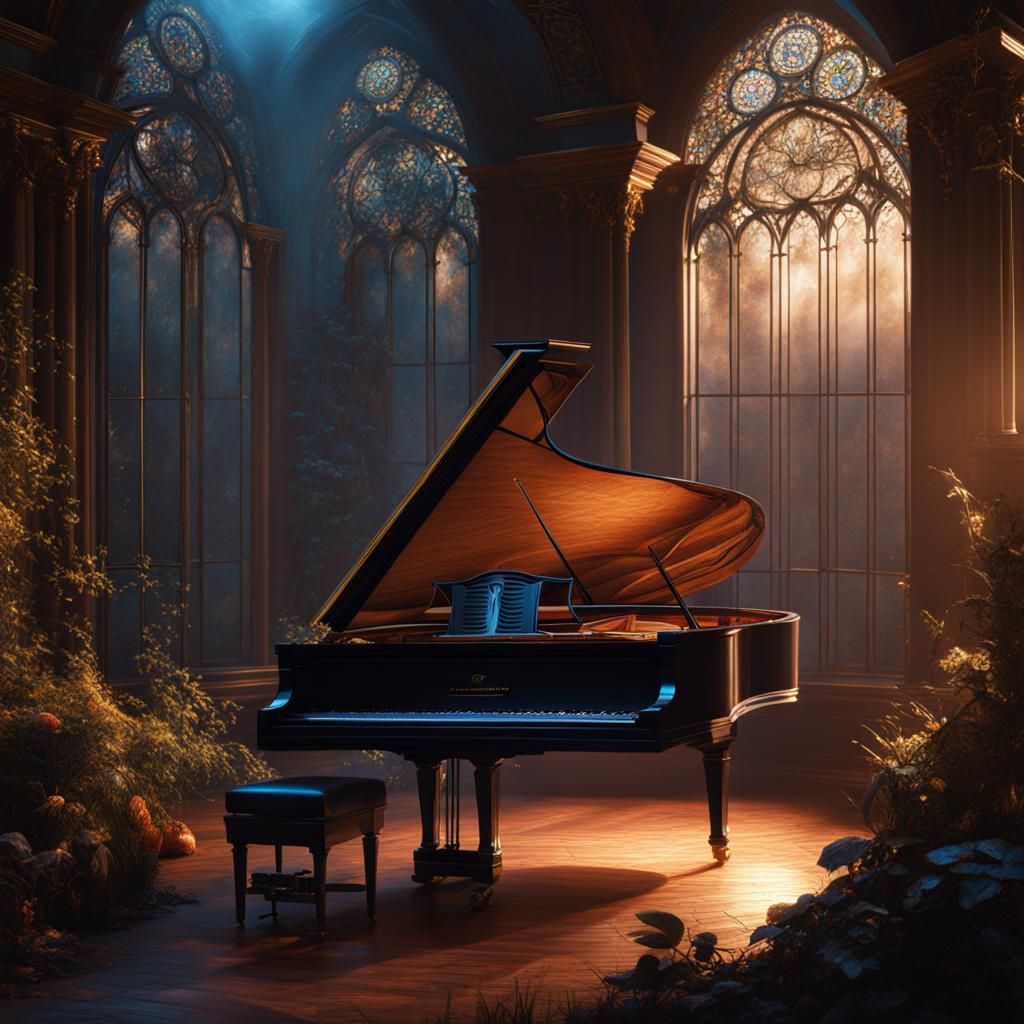 Fantastical Chopin Nocturne in Detailed Matte Painting