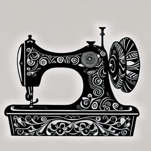 A sewing machine