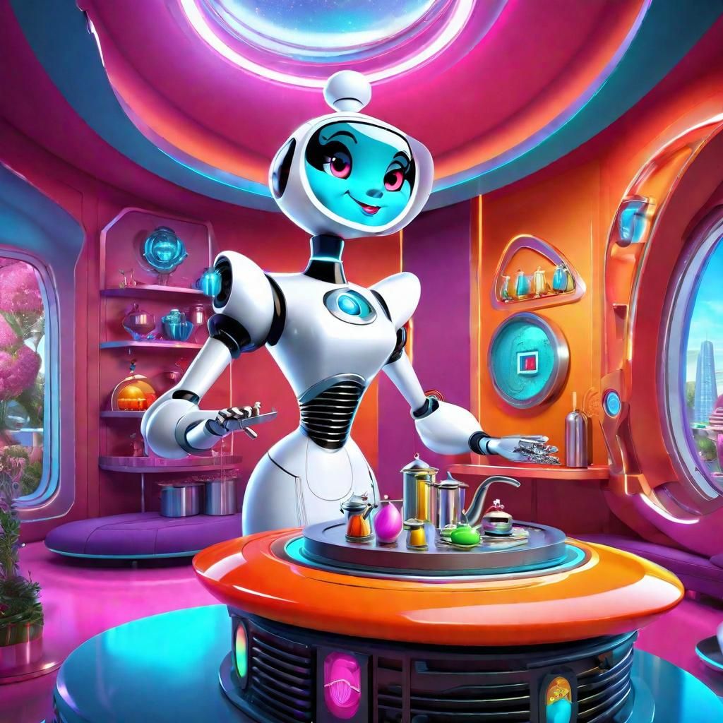 Rosie the Robot Butler in Ultra Detailed Art