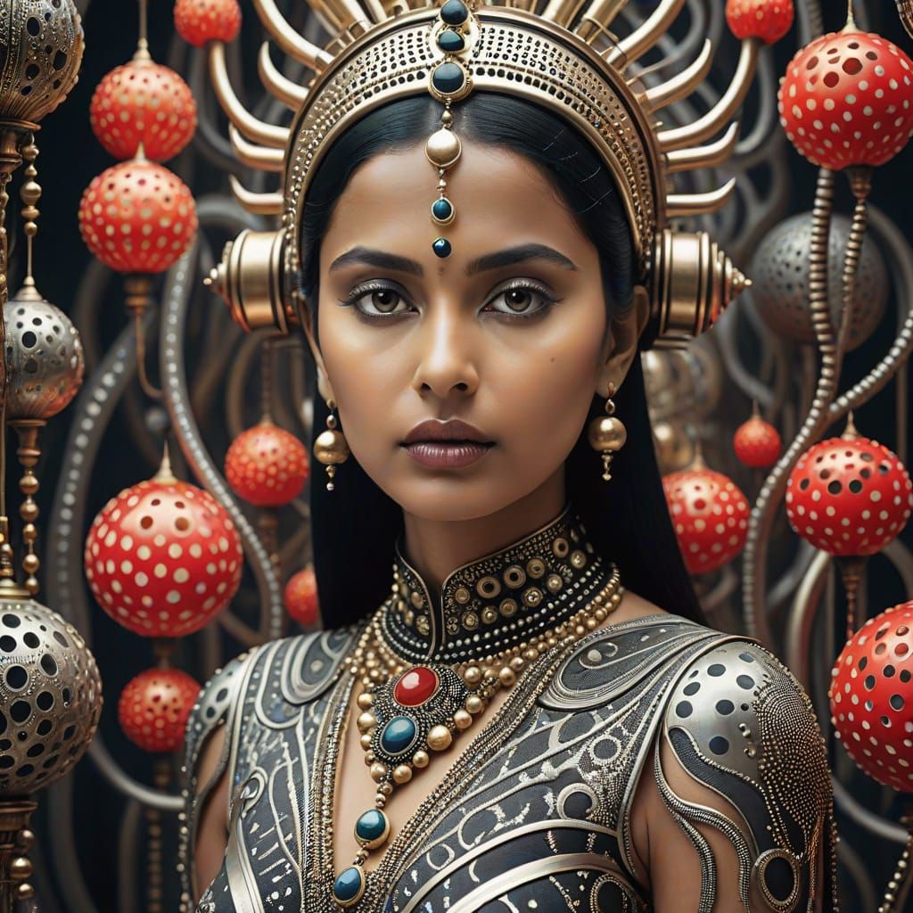 Ethereal beauty draped in whispers of timeless elegance